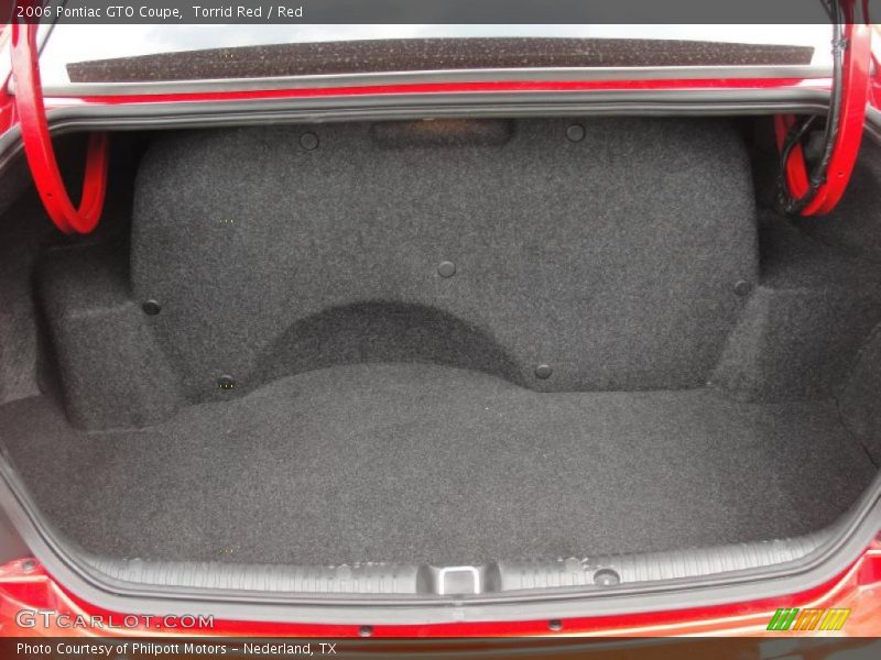  2006 GTO Coupe Trunk