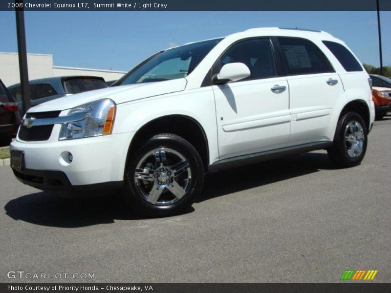 Summit White / Light Gray 2008 Chevrolet Equinox LTZ