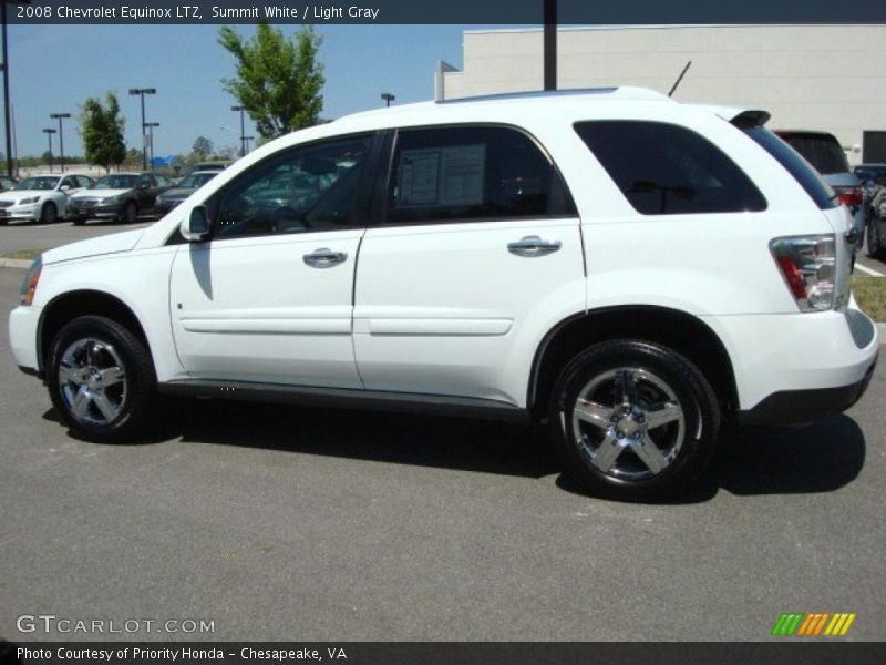 Summit White / Light Gray 2008 Chevrolet Equinox LTZ