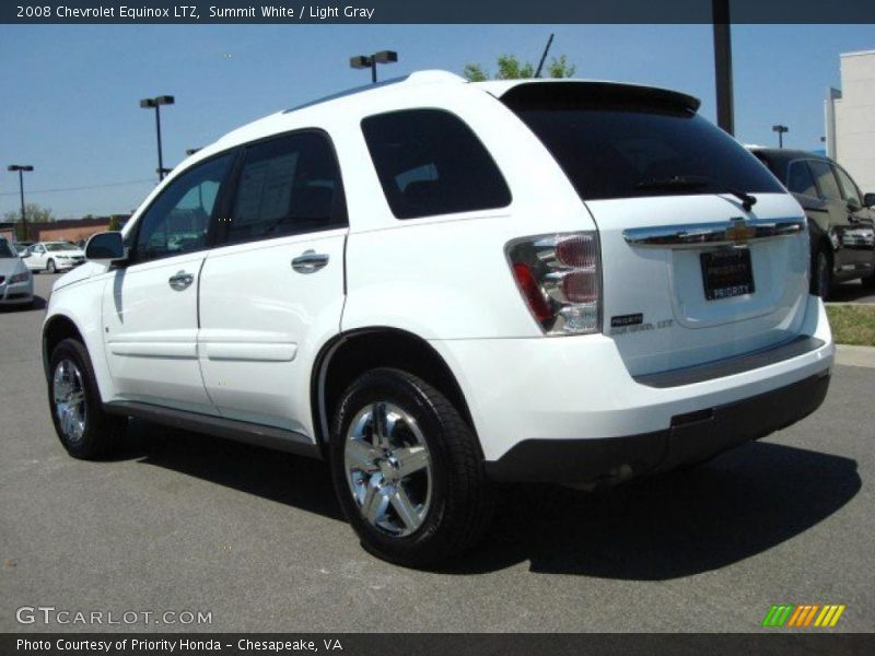 Summit White / Light Gray 2008 Chevrolet Equinox LTZ
