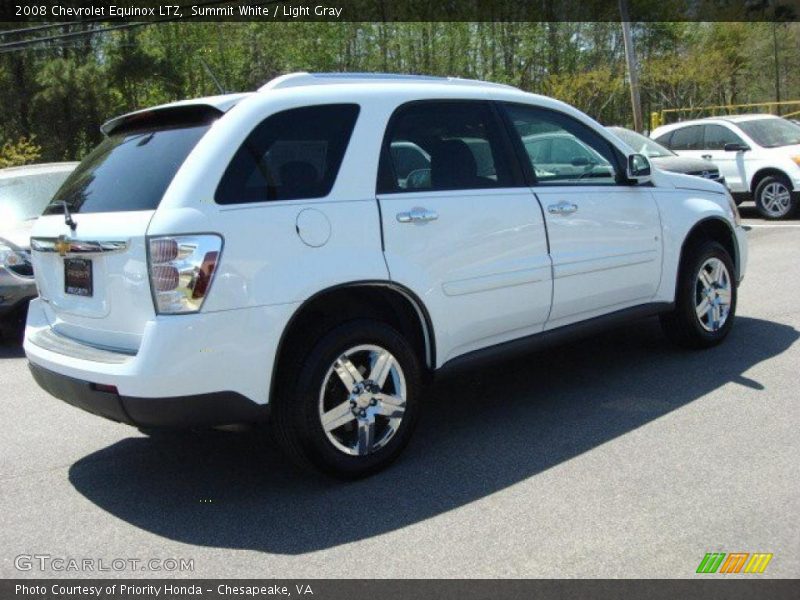 Summit White / Light Gray 2008 Chevrolet Equinox LTZ