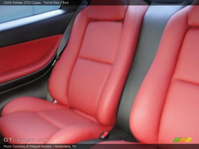 Torrid Red / Red 2006 Pontiac GTO Coupe