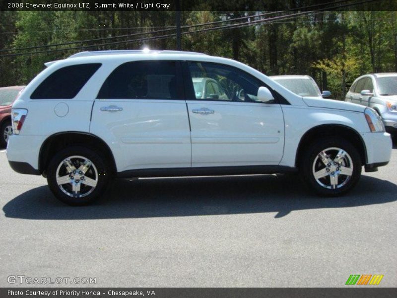 Summit White / Light Gray 2008 Chevrolet Equinox LTZ