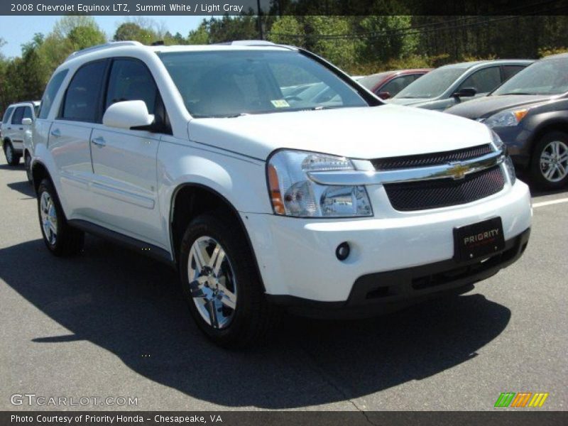Summit White / Light Gray 2008 Chevrolet Equinox LTZ