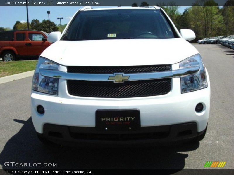 Summit White / Light Gray 2008 Chevrolet Equinox LTZ