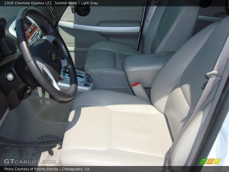 Summit White / Light Gray 2008 Chevrolet Equinox LTZ