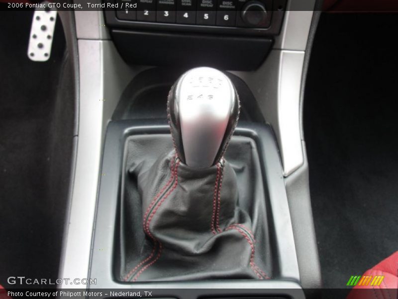  2006 GTO Coupe 6 Speed Manual Shifter