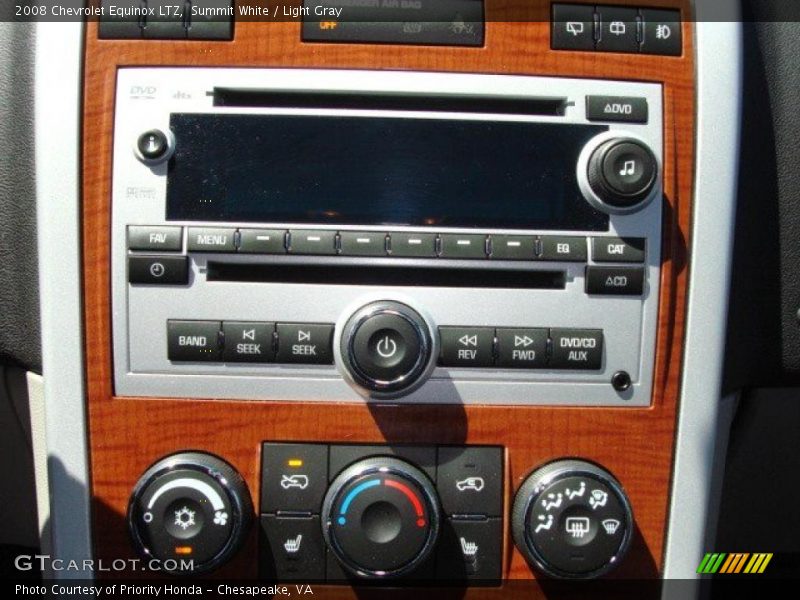 Controls of 2008 Equinox LTZ