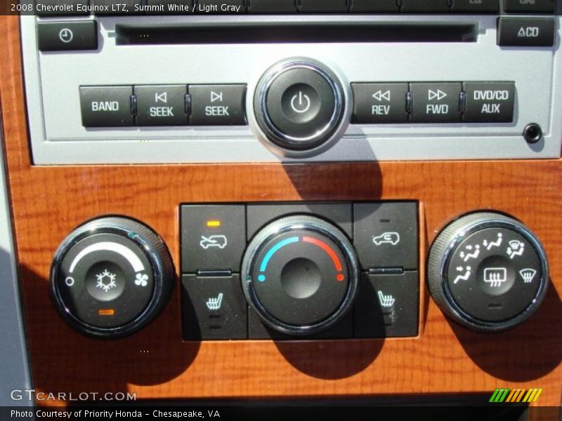 Controls of 2008 Equinox LTZ