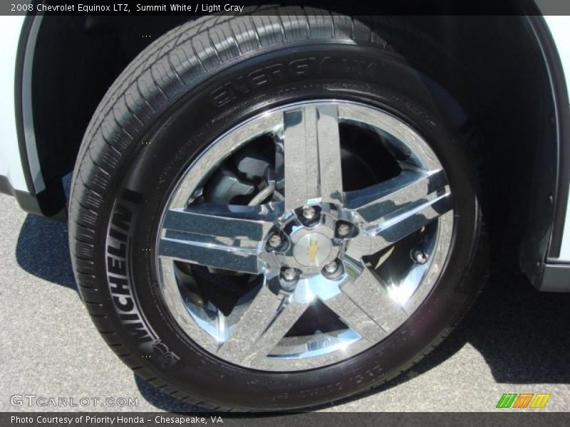 Summit White / Light Gray 2008 Chevrolet Equinox LTZ