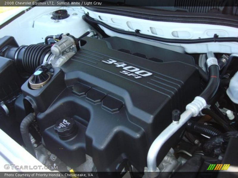 Summit White / Light Gray 2008 Chevrolet Equinox LTZ