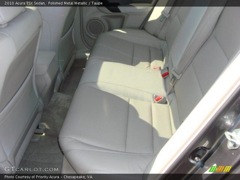 Polished Metal Metallic / Taupe 2010 Acura TSX Sedan