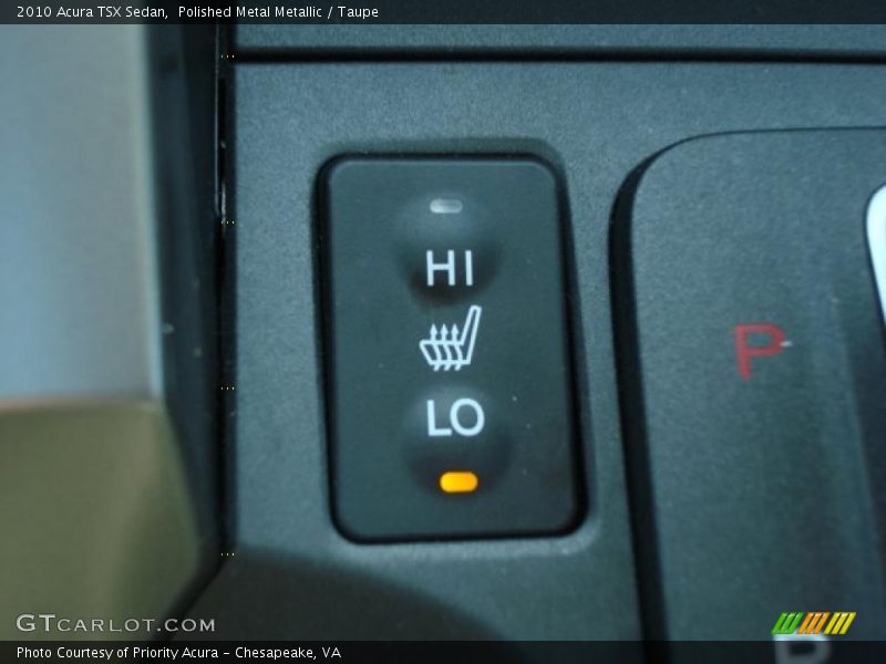 Polished Metal Metallic / Taupe 2010 Acura TSX Sedan