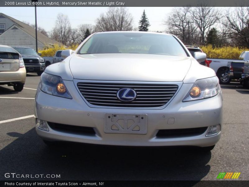 Mercury Silver Metallic / Light Gray 2008 Lexus LS 600h L Hybrid