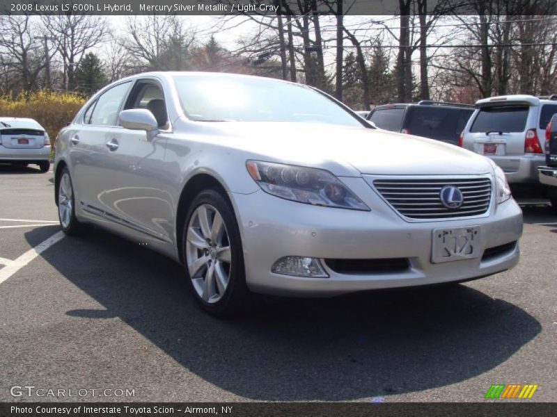 Mercury Silver Metallic / Light Gray 2008 Lexus LS 600h L Hybrid