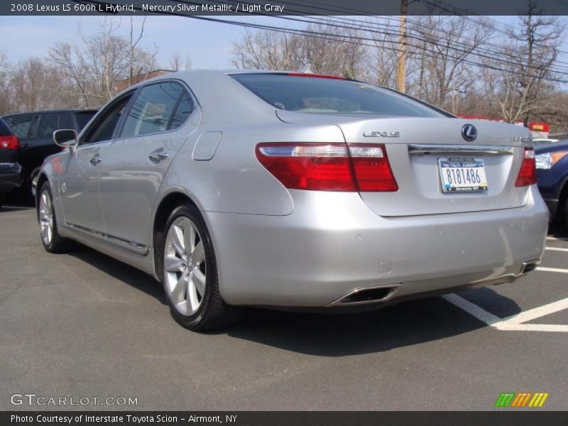 Mercury Silver Metallic / Light Gray 2008 Lexus LS 600h L Hybrid
