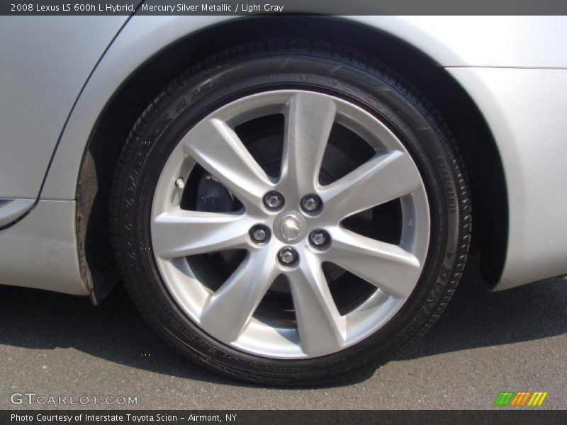 Mercury Silver Metallic / Light Gray 2008 Lexus LS 600h L Hybrid
