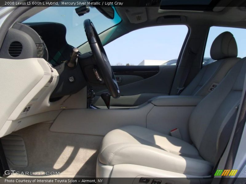 Mercury Silver Metallic / Light Gray 2008 Lexus LS 600h L Hybrid