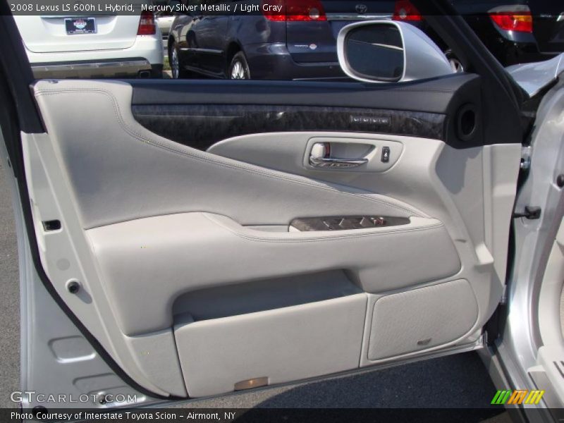 Mercury Silver Metallic / Light Gray 2008 Lexus LS 600h L Hybrid