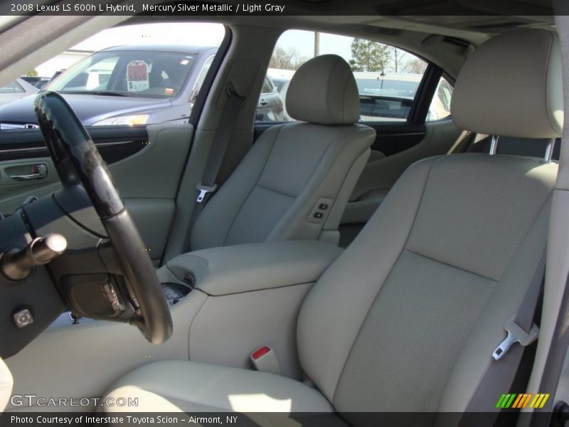Mercury Silver Metallic / Light Gray 2008 Lexus LS 600h L Hybrid
