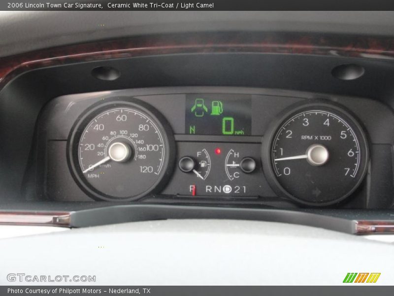  2006 Town Car Signature Signature Gauges