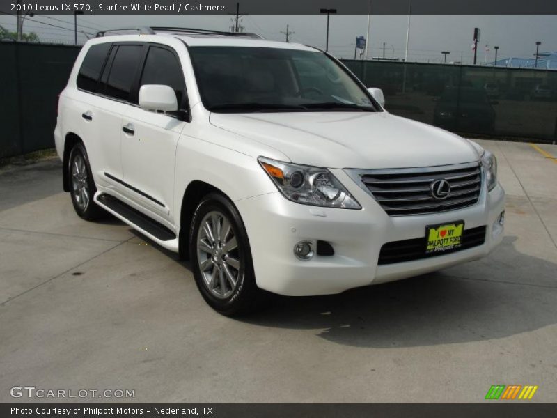 Starfire White Pearl / Cashmere 2010 Lexus LX 570