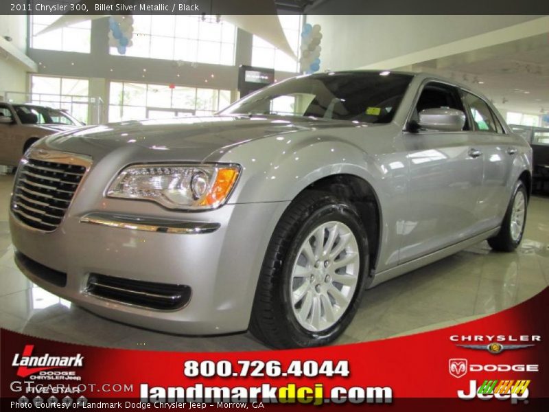 Billet Silver Metallic / Black 2011 Chrysler 300