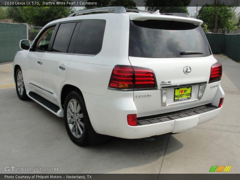 Starfire White Pearl / Cashmere 2010 Lexus LX 570