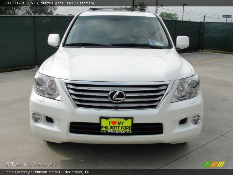 Starfire White Pearl / Cashmere 2010 Lexus LX 570