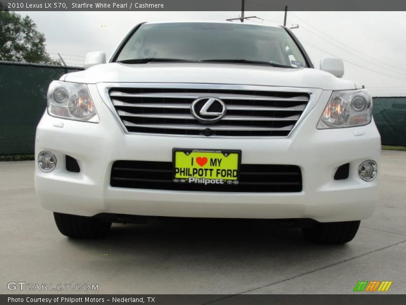 Starfire White Pearl / Cashmere 2010 Lexus LX 570