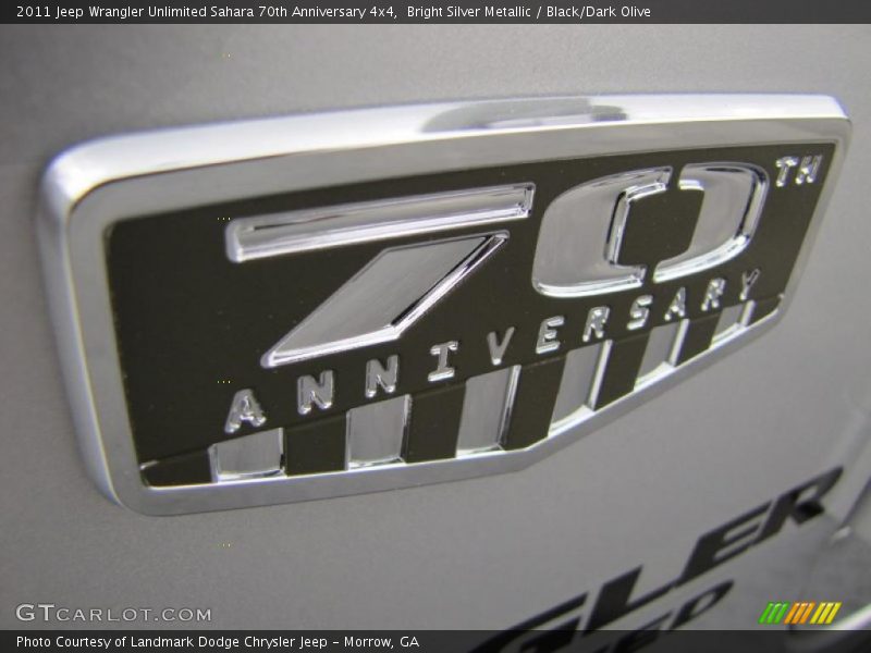  2011 Wrangler Unlimited Sahara 70th Anniversary 4x4 Logo