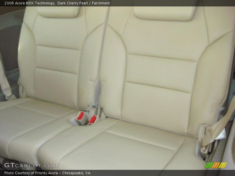 Dark Cherry Pearl / Parchment 2008 Acura MDX Technology