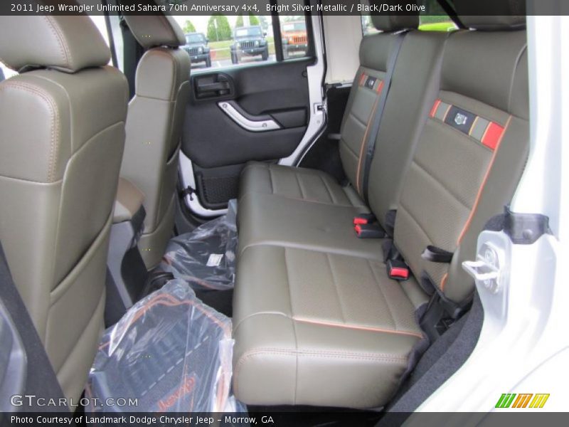  2011 Wrangler Unlimited Sahara 70th Anniversary 4x4 Black/Dark Olive Interior