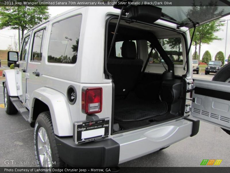 Bright Silver Metallic / Black/Dark Olive 2011 Jeep Wrangler Unlimited Sahara 70th Anniversary 4x4