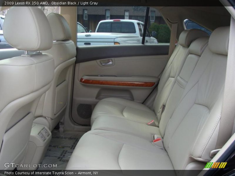 Obsidian Black / Light Gray 2009 Lexus RX 350 AWD