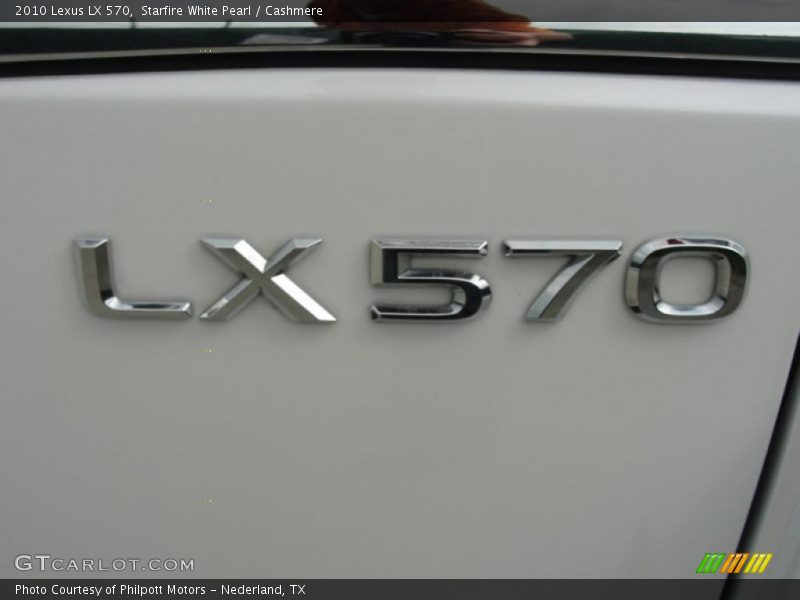 Starfire White Pearl / Cashmere 2010 Lexus LX 570