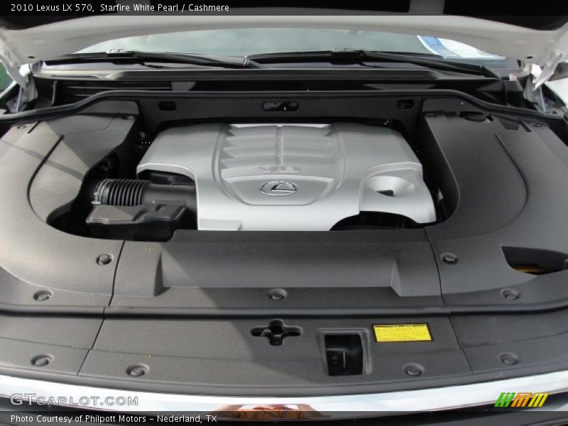 Starfire White Pearl / Cashmere 2010 Lexus LX 570