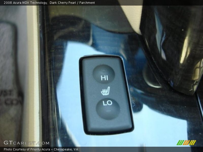 Dark Cherry Pearl / Parchment 2008 Acura MDX Technology