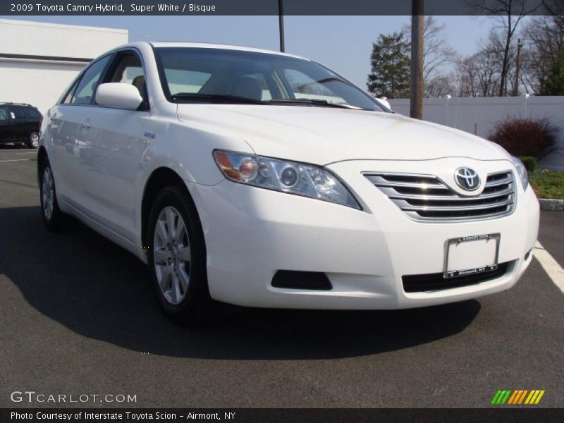 Super White / Bisque 2009 Toyota Camry Hybrid