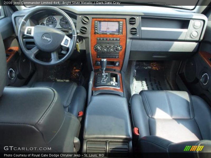 Bright Silver Metallic / Dark Slate Gray 2008 Jeep Commander Limited 4x4