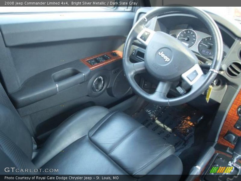 Bright Silver Metallic / Dark Slate Gray 2008 Jeep Commander Limited 4x4