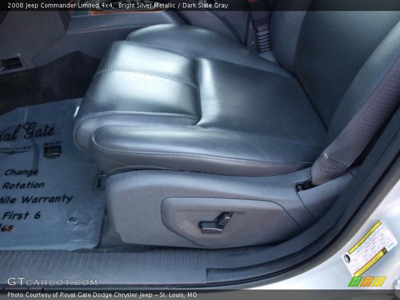 Bright Silver Metallic / Dark Slate Gray 2008 Jeep Commander Limited 4x4