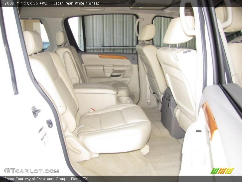 Tuscan Pearl White / Wheat 2008 Infiniti QX 56 4WD