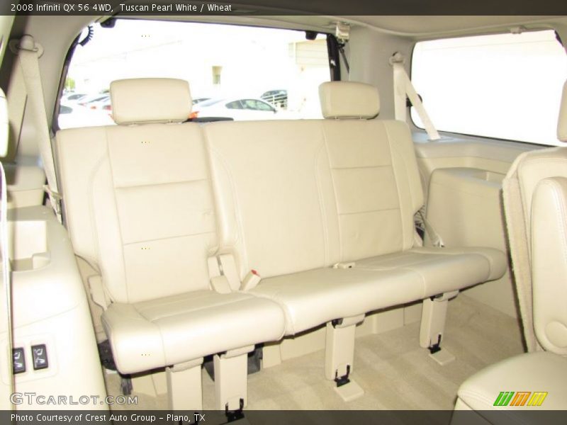 Tuscan Pearl White / Wheat 2008 Infiniti QX 56 4WD