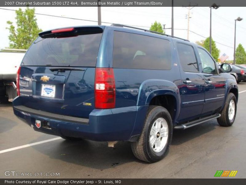 Bermuda Blue Metallic / Light Titanium/Ebony 2007 Chevrolet Suburban 1500 LTZ 4x4