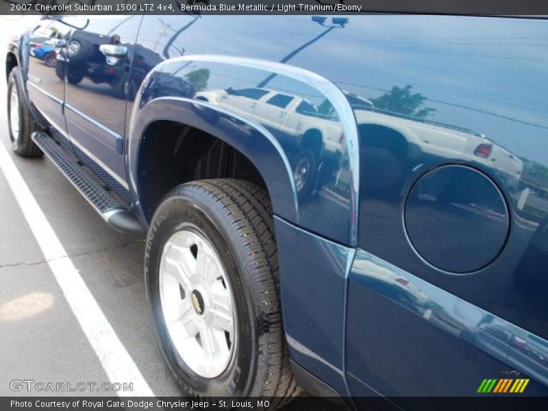 Bermuda Blue Metallic / Light Titanium/Ebony 2007 Chevrolet Suburban 1500 LTZ 4x4