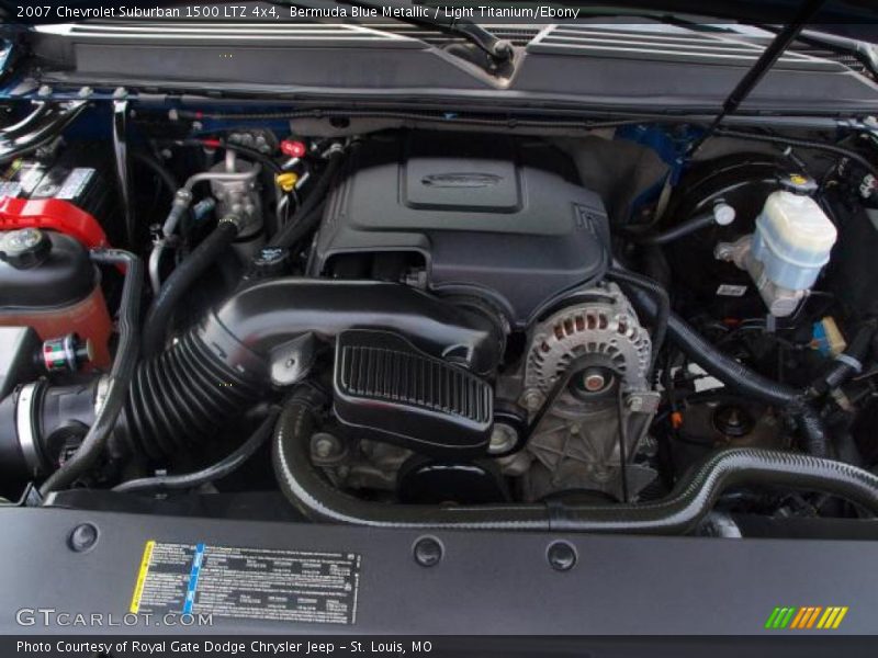 Bermuda Blue Metallic / Light Titanium/Ebony 2007 Chevrolet Suburban 1500 LTZ 4x4