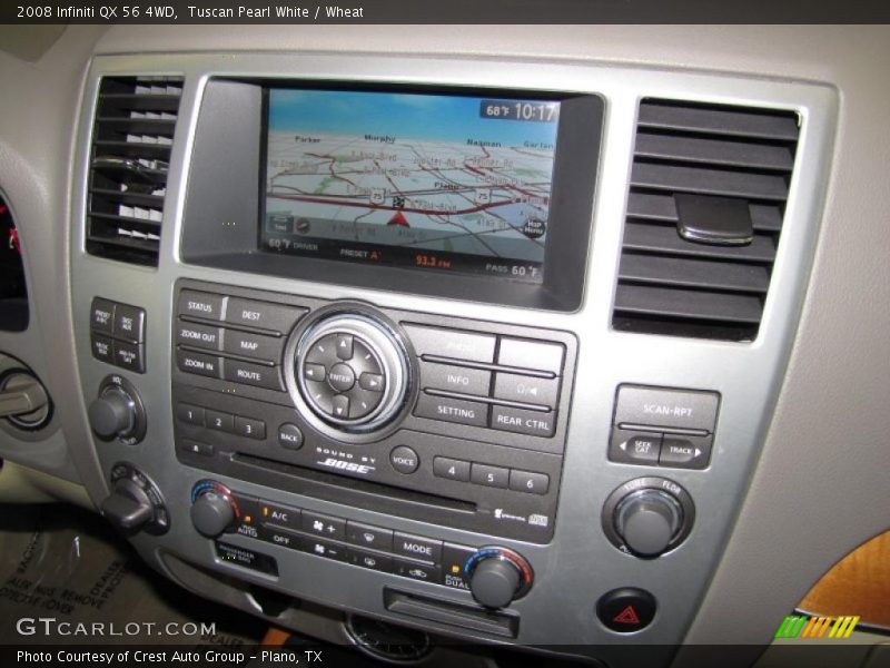 Tuscan Pearl White / Wheat 2008 Infiniti QX 56 4WD