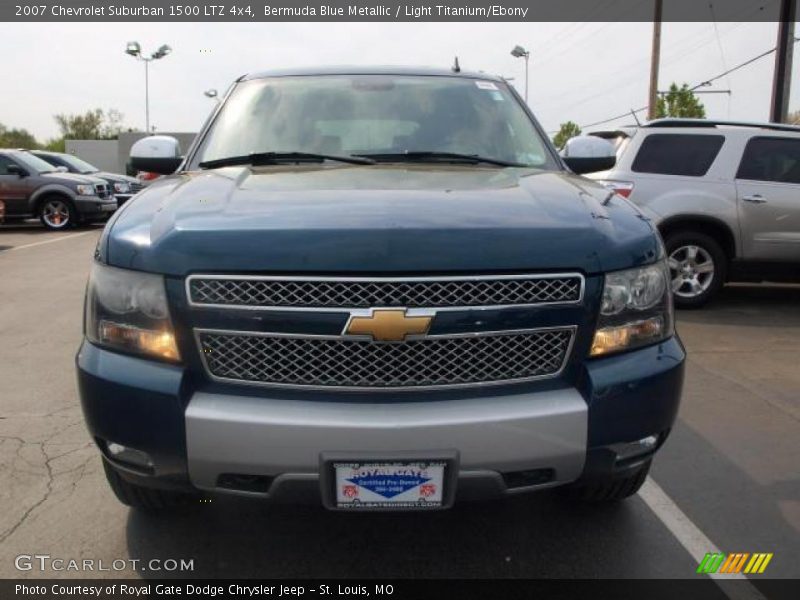Bermuda Blue Metallic / Light Titanium/Ebony 2007 Chevrolet Suburban 1500 LTZ 4x4