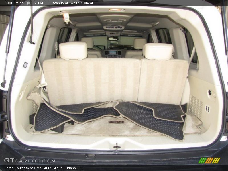 Tuscan Pearl White / Wheat 2008 Infiniti QX 56 4WD